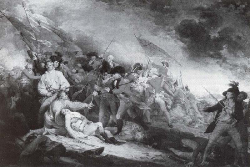 John Trumbull Tod des General Warren in der Schlach von Bunker-s Hill oil painting image